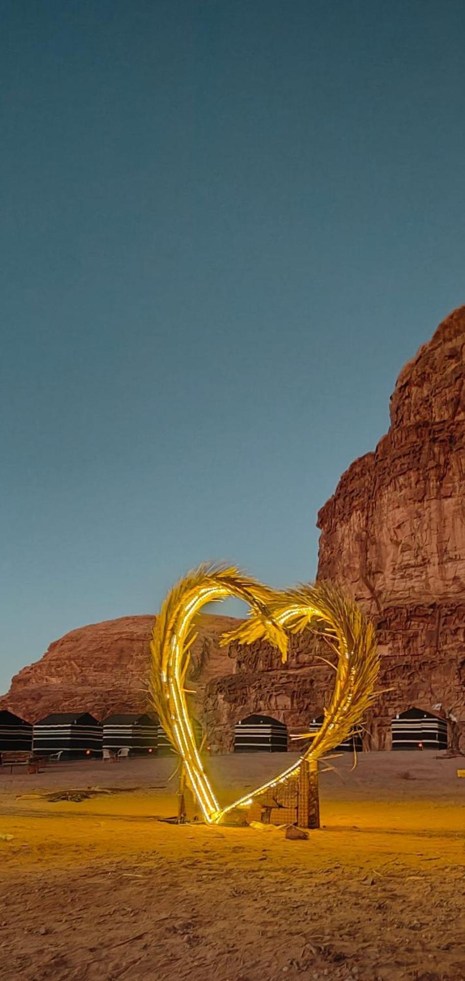 Wadi Rum Desert Heart Camp Hotel Exterior photo